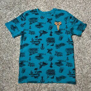*SOLD* Nike Kobe Bryant KB24 Black Mamba Army All Over Print T-Shirt (Medium)